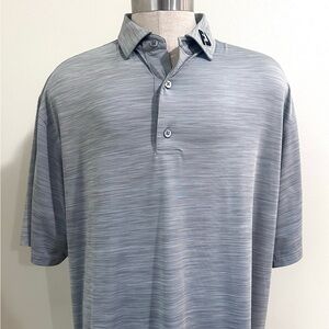 FootJoy Heather Gray Men's XXL Short Sleeve Polo Amazing Condition